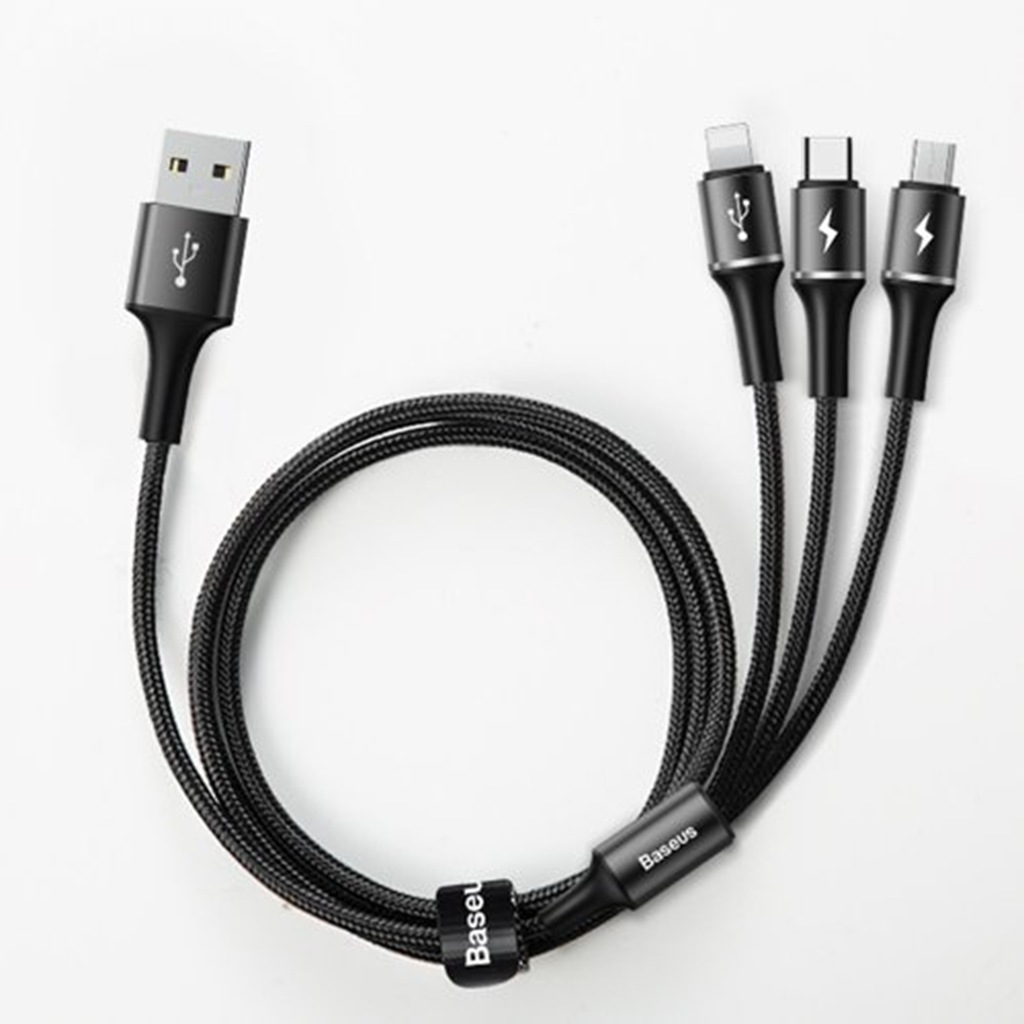 Купить Кабель Baseus 3in1 Lightning Type C кабель micro USB: отзывы, фото, характеристики в интерне-магазине Aredi.ru