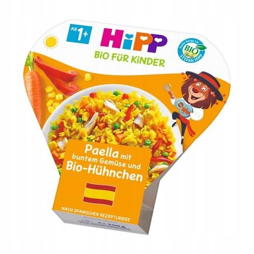 Hipp paella warzywa-kurczak eko 250g