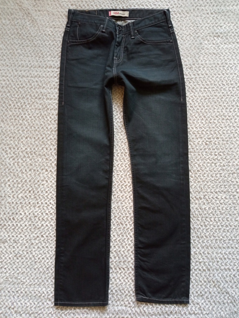 Levi's Strauss 504 jeansy męskie roz 31/34 *ideał* - 13713761070 ...