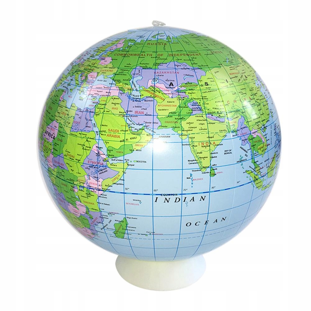 40cm nadmuchiwane globus mapa ziemi piłka zabawki