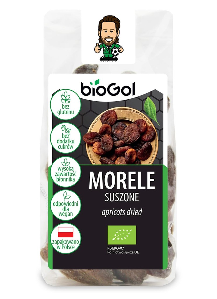 MORELE SUSZONE BEZGLUTENOWE BIO 150g BIOGOL