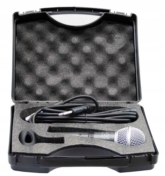 Mikrofon wokalowy przewodowy E-Lektron EL-58A+case