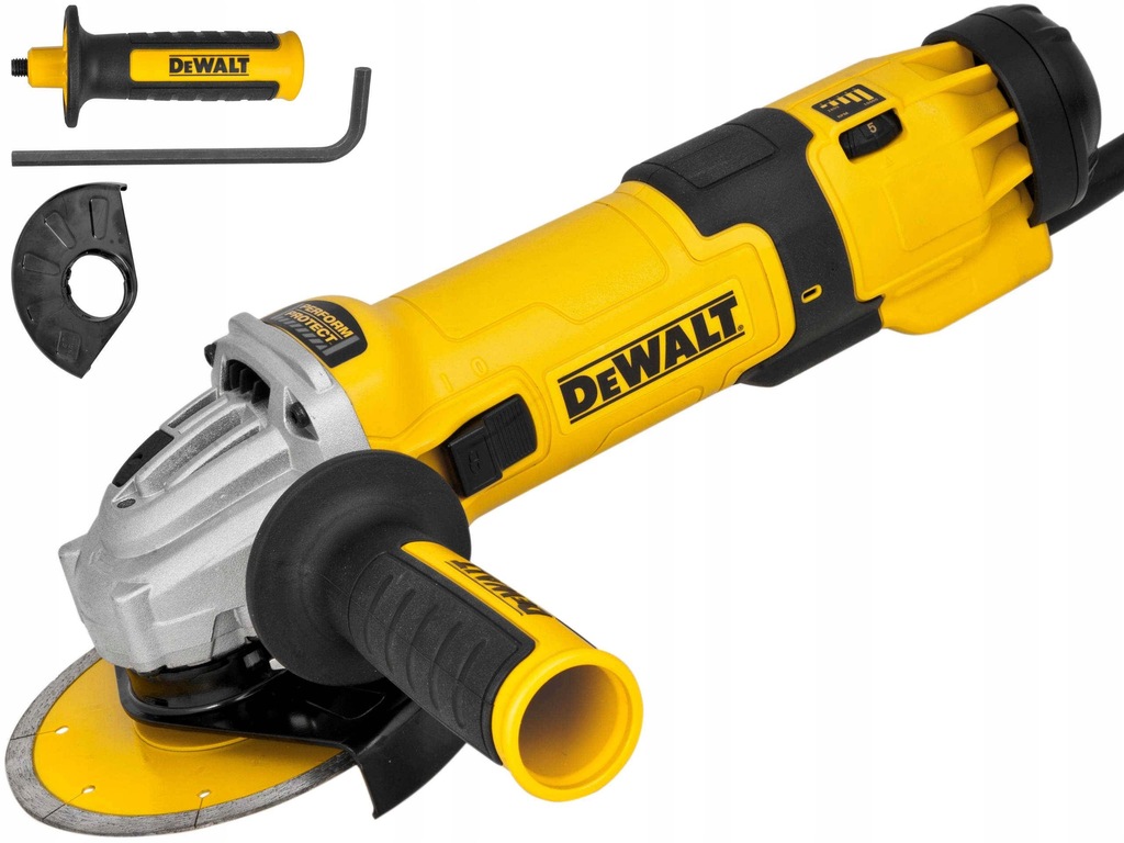 DEWALT SZLIFIERKA KĄTOWA DWE4257 REGULACJA 1500W