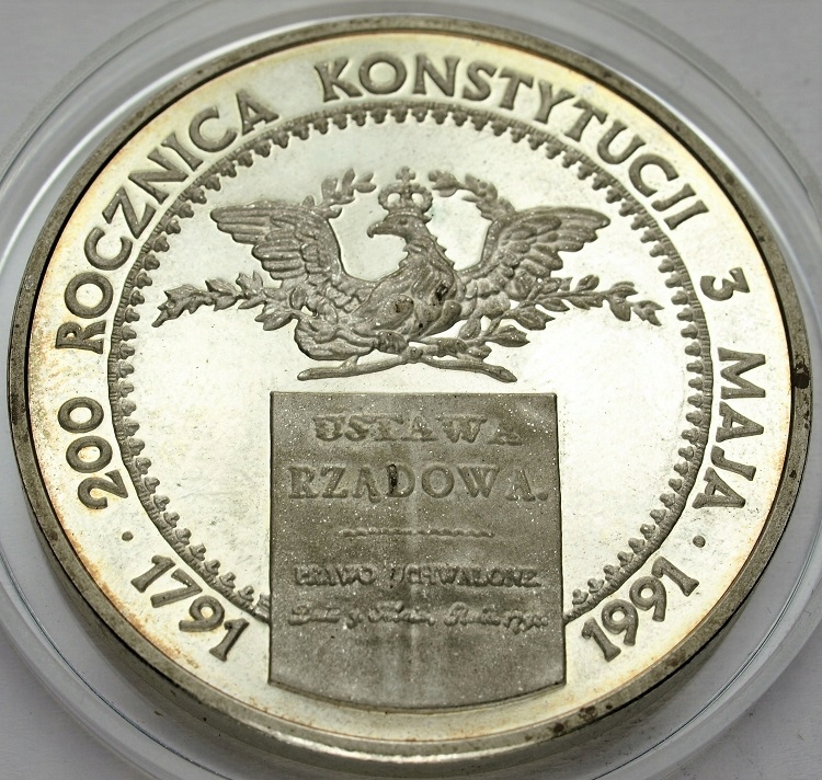 200000 zł złotych 1991 Konstytucja 3 Maja, stan L-