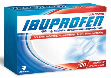Ibuprofen Aflofarm 400mg 20tabl. ból gorączka