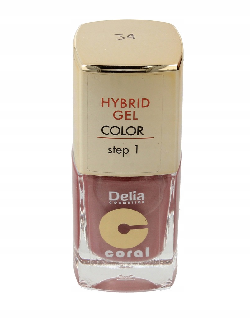 Delia Cosmetics Coral Hybrid Gel 34 cielisty perło