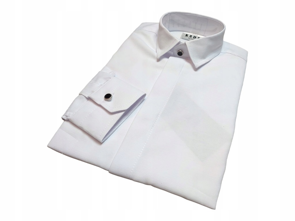Koszula elegancka do garnituru chłopięca biały 164