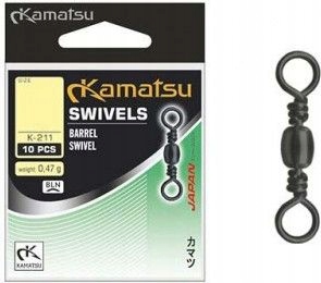 Kamatsu Krętlik Barrel Swivels 18 10szt.