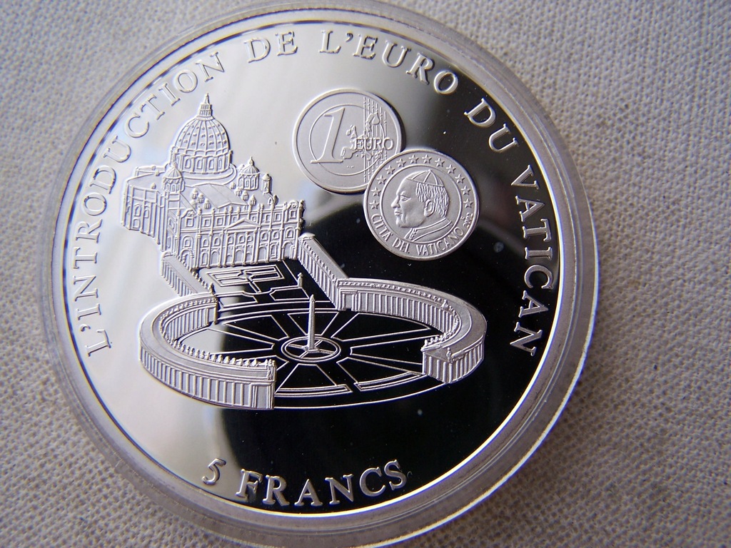 - KONGO -- 2002 -- 5 Francs -- wprowadzenie Euro