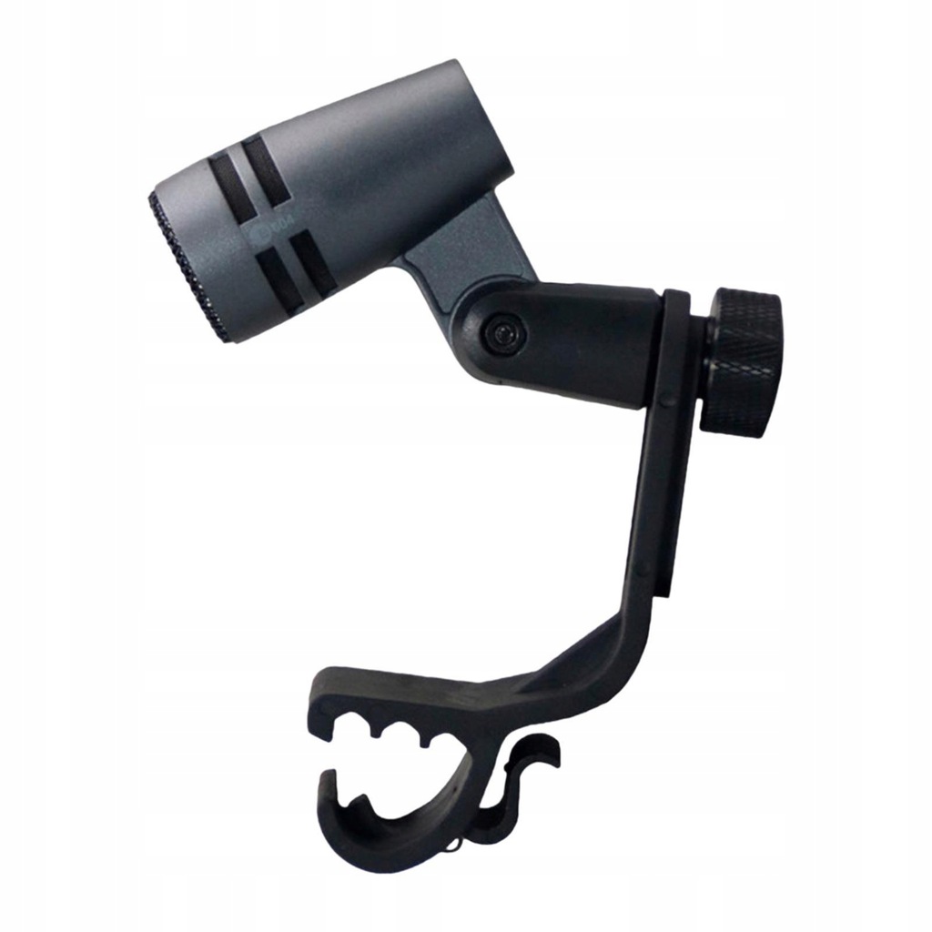 Dynamic Instrument Microphone with Fixing Clip Compact Clamp Mount for Kick