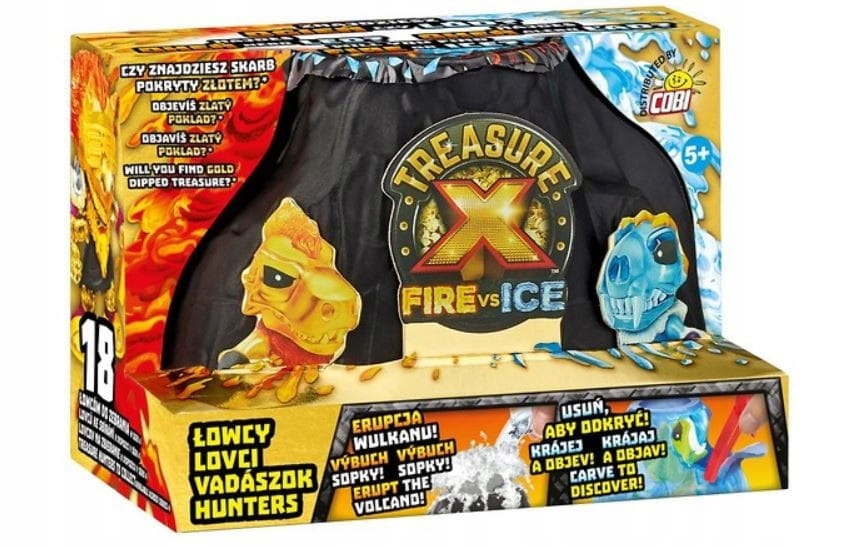 Cobi Figurka Treasurex Fire vs Ice Łowca s4