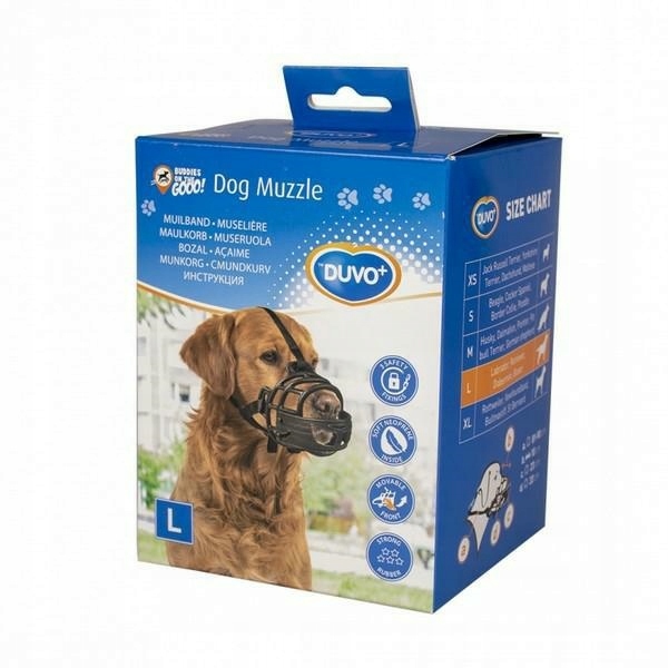 DUVO+ KAGANIEC DOG MUZZLE RUBBER "L"