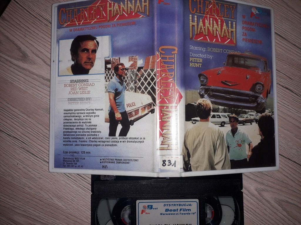 CHARLEY HANNACH - KRYMINALNY - KASETA - VHS