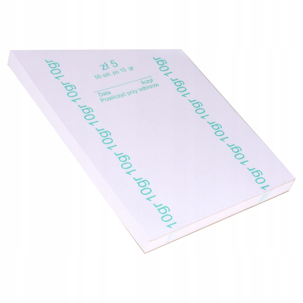 Formatka gilza na bilon 10gr - 1 bloczek a'100