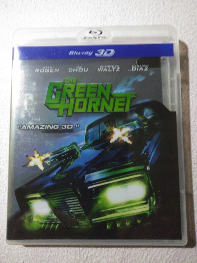 The green hornet Blu Ray 3D