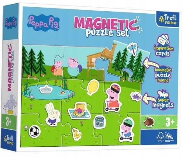 Puzzle magnetyczne Zabawy Peppy 93164