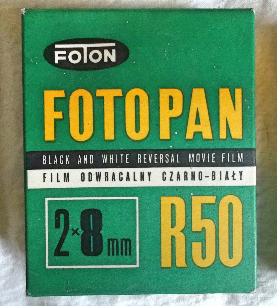 trzy filmy 2x8 mm do kamery Fotopan R50 i RF