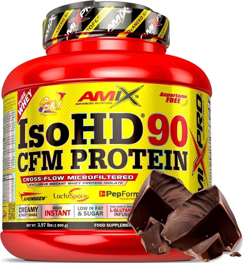 AMIX IsoHD 90 CFM Protein 1,8kg czekolada