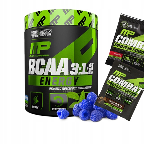 MUSCLE PHARM BCAA ENERGY 3:1:2 270G KOFEINA REGE r