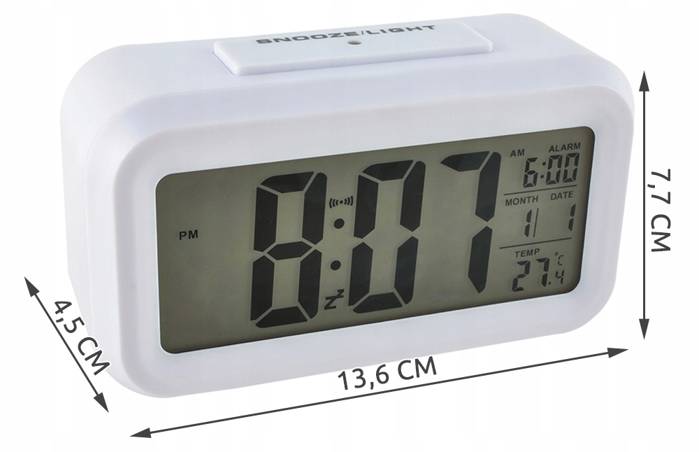 Купить Будильник Цифровые часы Большой светодиодный дисплей 12/24ч b: отзывы, фото, характеристики в интерне-магазине Aredi.ru