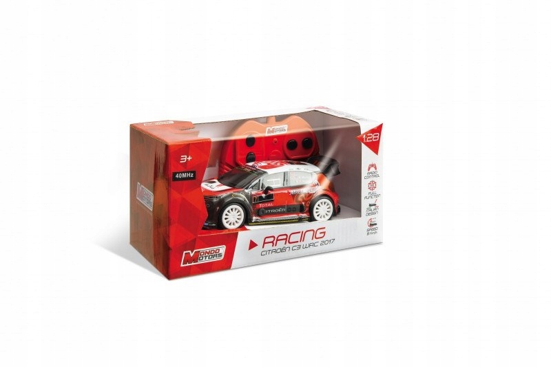 Pojazd Mondo R/C Citroen DS3 WRC Rally 1:28