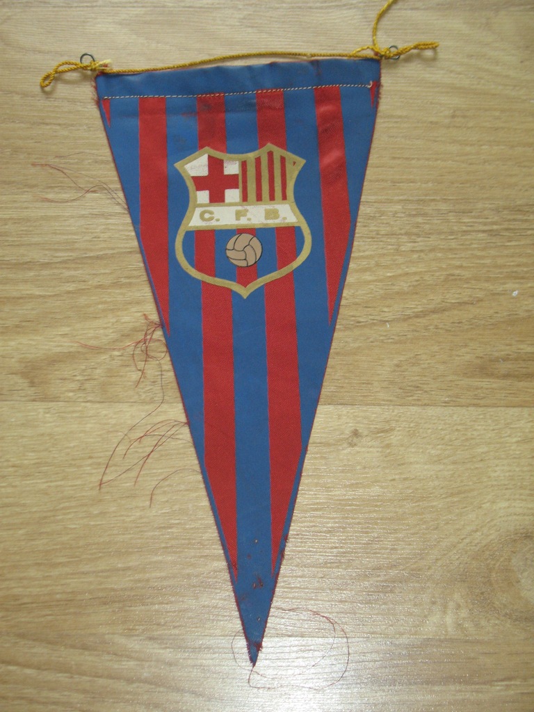 BARCELONA FC proporczyk z PRL
