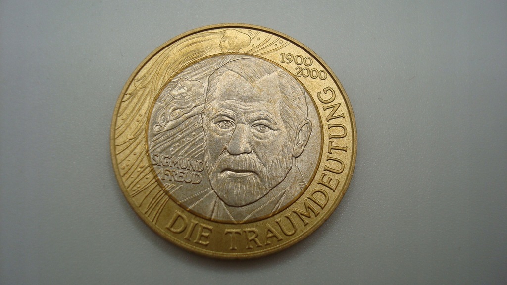 Moneta 50 szylingów Austria 2000 r Freud