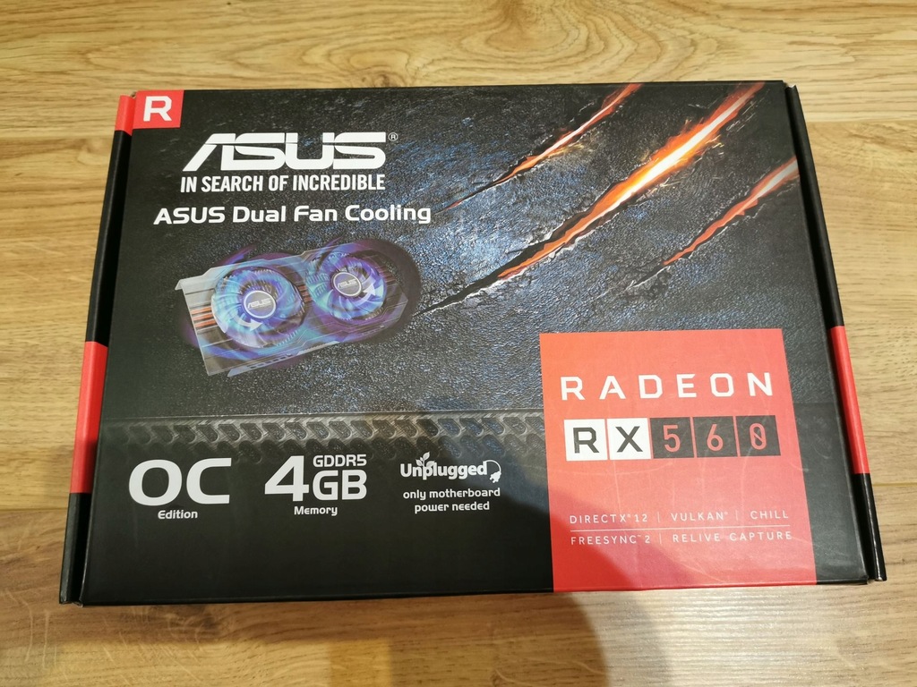 Asus Radeon RX 560 4GB OC Edition - GDDR5