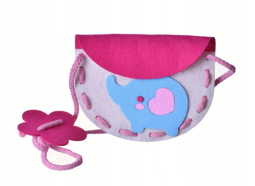 Torebka z filcu dla dziewczynek zrób to sama DIY