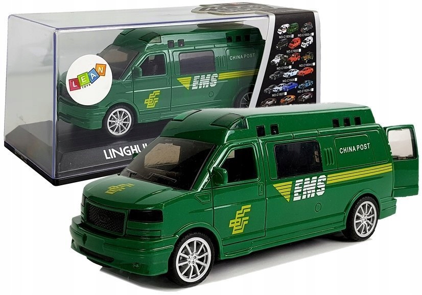 Auto Pojazd EMS Zielony z Napędem Dźwięk i Światł