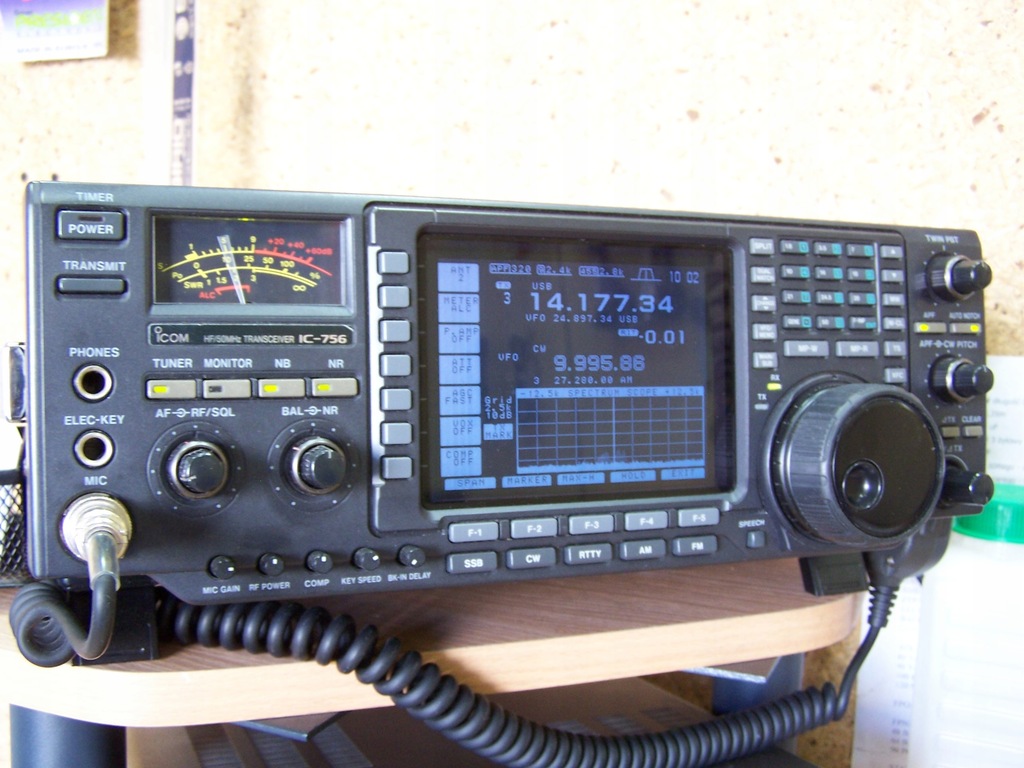 ICOM IC−756 ICOM IC-756 komplet. - 8169318889 - oficjalne archiwum Allegro