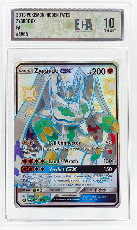 Karta POKEMON Grading ECA 10 Zygarde GX