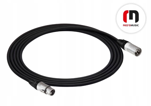 REDS Kabel mikrofonowy XLR-XLR złącza NEUTRIK 5m