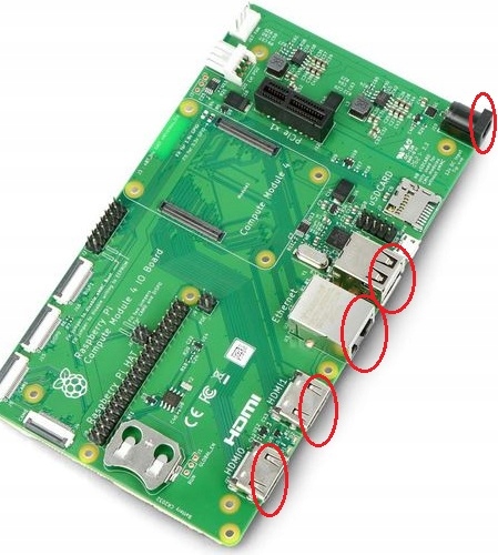 Zestaw podzespołów do mikrokomputera CM4102008 / SC0668