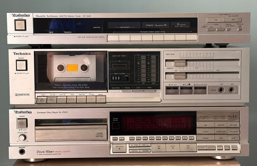 Tuner Technics ST-G40 srebrny, sprawny, piękny klasyk!