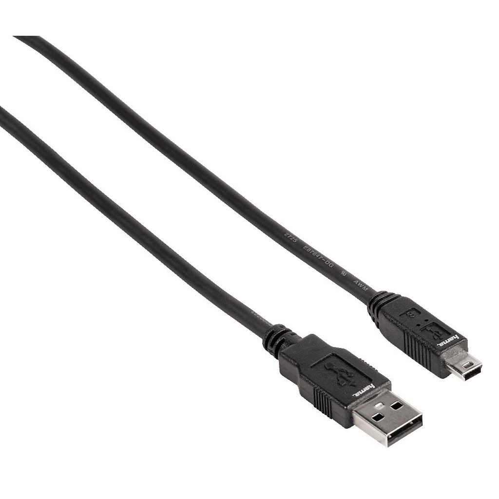 KABEL USB A - mini USB B (B 5-pin) 1,8 m