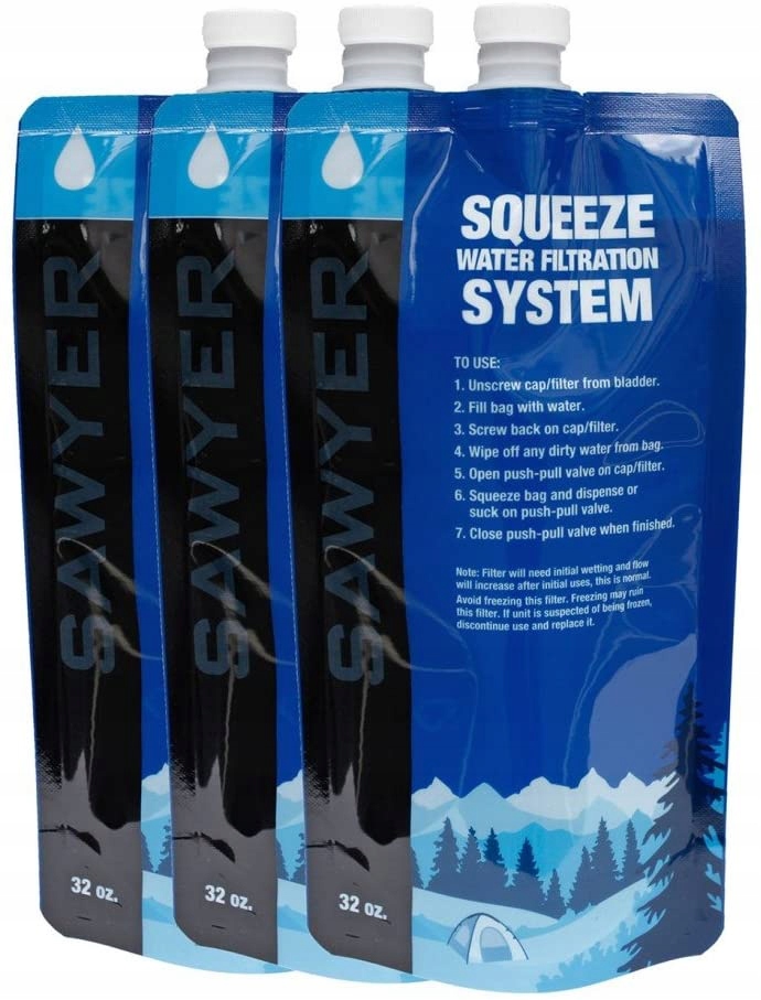 SAWYER WORECZKI DO SYSTEMU FILTRACJI WODY 3x /OPIS