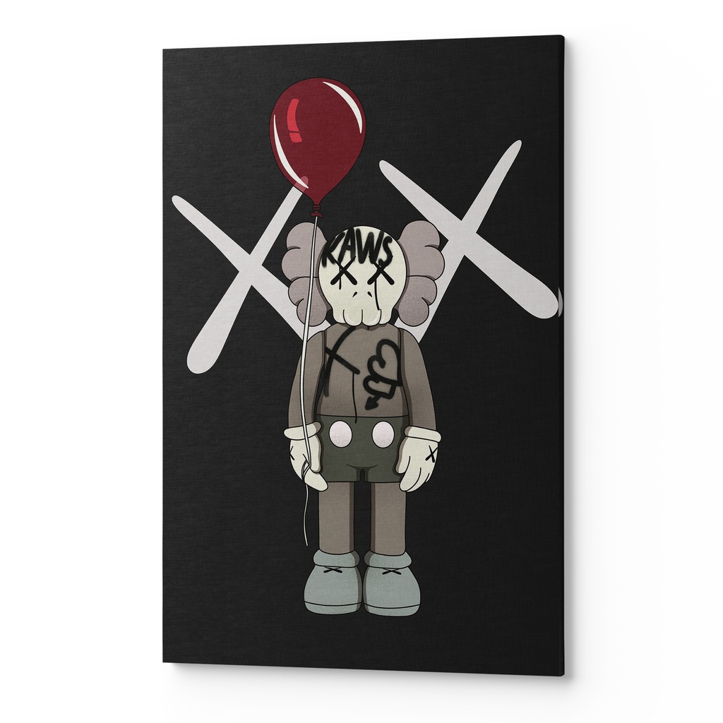 Obraz płótno na ścianę salon pokój FIGURKA KAWS XXX MOD00051 70X100