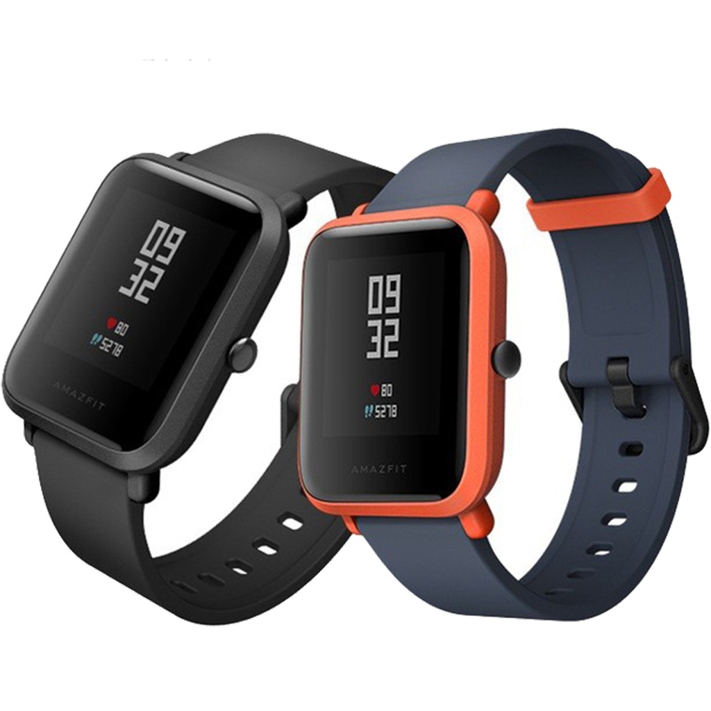 huami amazfit bip cinnabar red smartwatch