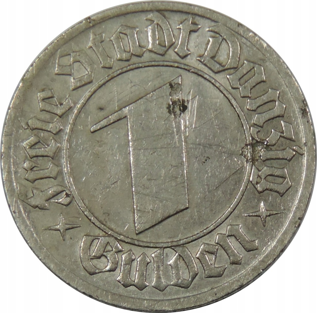 MONETA OBIEGOWA - WOLNE MIASTO GDAŃSK - 1 GULDEN 1932 -OE3847