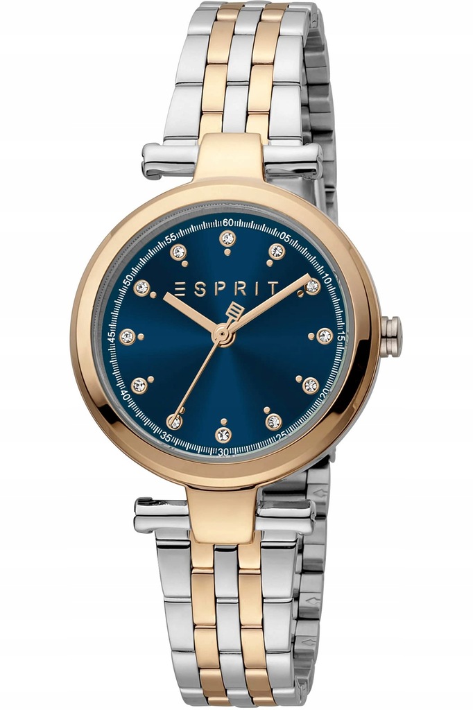 Esprit Zegarek Casual ES1L281M1125, Niebieski Noc,
