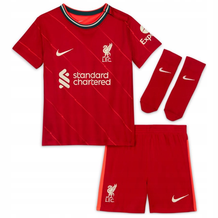 Komplet Nike Liverpool FC Kids' Soccer Kit DB2548 688 czerwony 75-80 cm