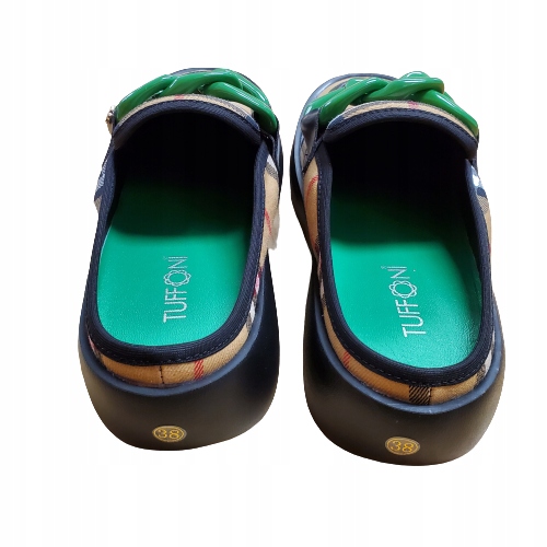 Klapki TUFFONI włoskie na platformie wygoda 11812264643 - Main Image