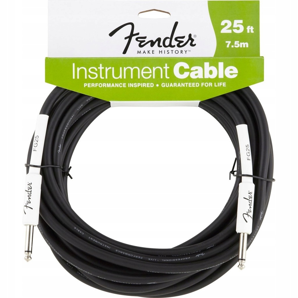 Fender Performance Cable 7,5m kabel Instrumental