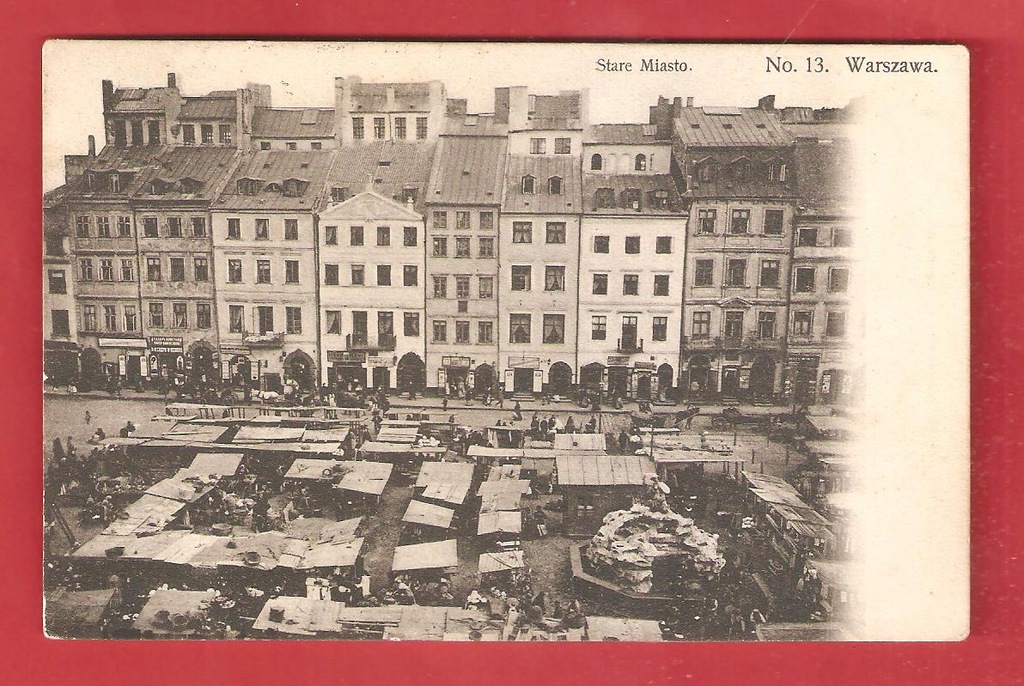WARSZAWA 1912r Stare Miasto H.P. 13