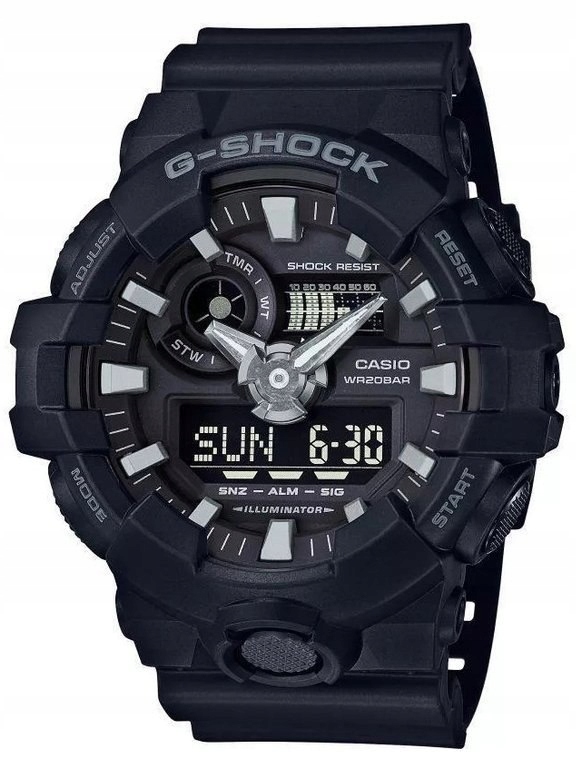 ZEGAREK MĘSKI CASIO G-SHOCK GA-700-1BER (zd140a)