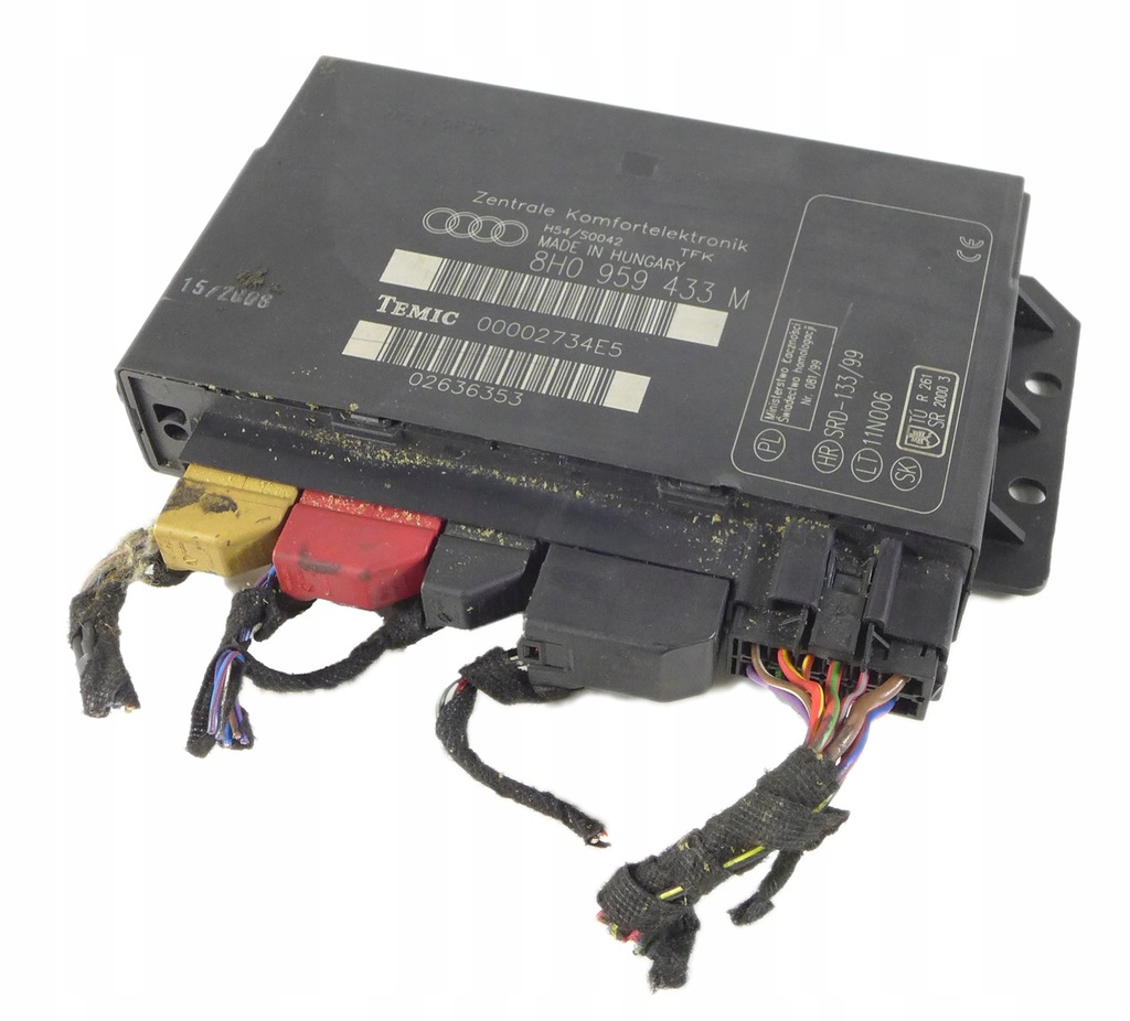 Modul Komfortu Audi A4 B6 Cabrio 02 8h0959433m 8800096905 Oficjalne Archiwum Allegro