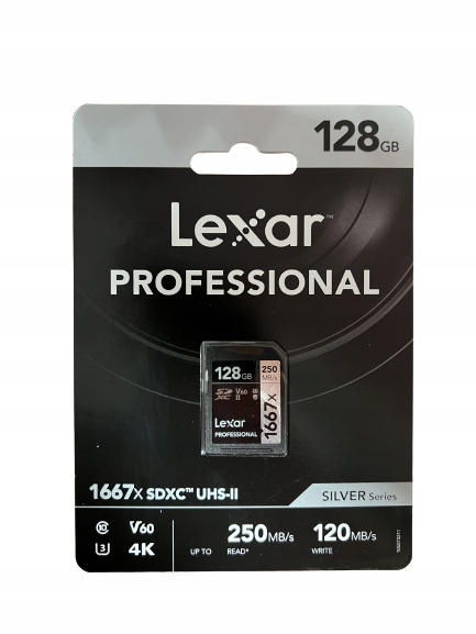 Купить Lexar SDXC Professional 128 ГБ 250 МБ/с V60 1667x: отзывы, фото, характеристики в интерне-магазине Aredi.ru