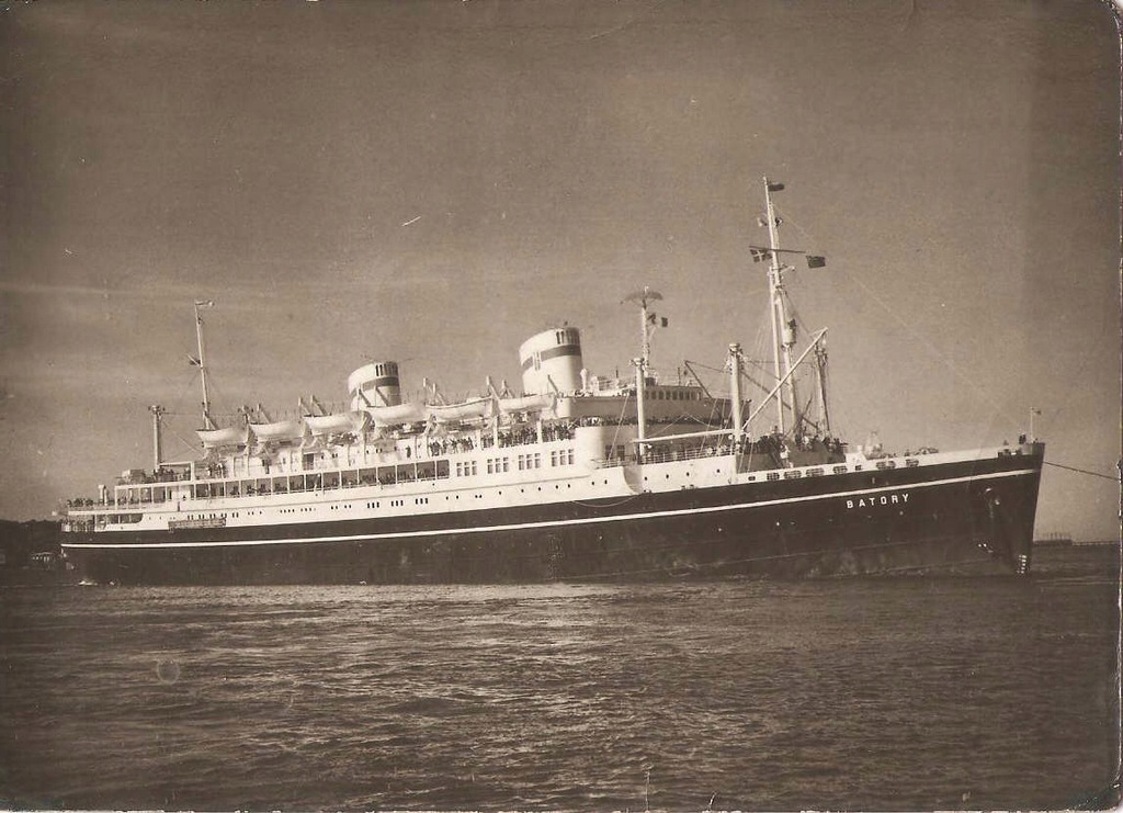 GDYNIA --- STATEK - BATORY --- REJS --- 1960