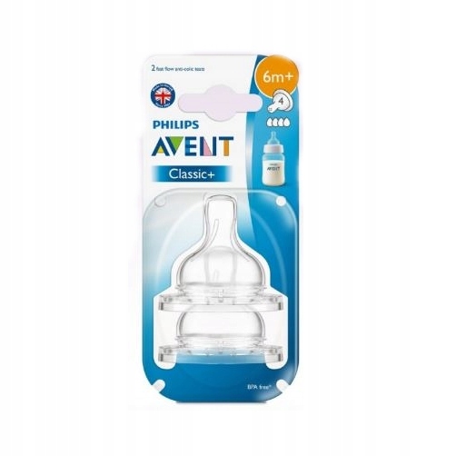 AVENT SMOCZEK DO BUTELKI 6m+ SZYBKI 2SZT ETUI